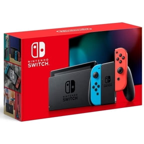 Restored Nintendo Switch Console with Neon Blue & Red Joy-Con. (Refurbished)