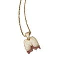 thumbnail image 4 of MERIGLARE Collier Lettres Bulles Alphabet Saint-Valentin Tendance Punk Hip Hop Collier m, 4 of 9
