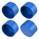 thumbnail image 1 of Tapa de extremo de tubo de 4 piezas, tapón de tubo de grado de muebles de 3 pulgadas para estante de jardín DIY [Azul], 1 of 6