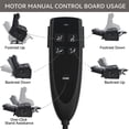 thumbnail image 6 of Power Lift Recliner Chair with Massage and Heat,Faux Leather Soft Chair with USB Charging&Cup Holders, Infinite Position Reclining,Heavy Duty 350 LBS Capacity, 6 of 9