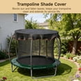 thumbnail image 3 of 14FT Round Trampoline Shade Cover, 90% Sunblock Net Canopy with 16 Ropes, Easy to Install Polyester Outdoor Trampoline Tent Protects from Sun and Leaves, 3 of 6