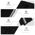 thumbnail image 6 of Gubotare Men Sweatpants with Pockets Men's Lightweight Hiking Pants Water Resistant Sweatpants Athletic Jogger with Pockets Golf (Black,XXL), 6 of 9