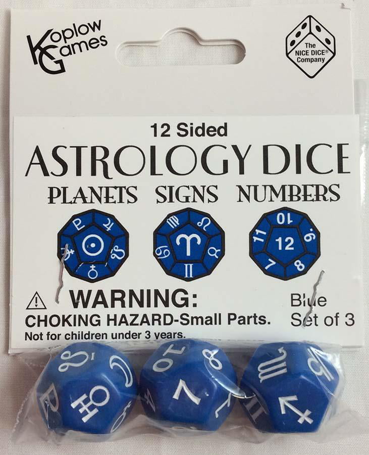 Signs Numbers Astrology 12 Sided Dice Planets 