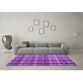 thumbnail image 3 of Ahgly Company Indoor Square Abstract Purple Modern Area Rugs, 4' Square, 3 of 4