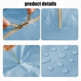 thumbnail image 4 of SIYTUAU Large Capacity Storage Bag Moving Bag Can Be Carried Shoulder Hand Suitable For Travel Clothing School Luggage 23.6X11.8X19.7In Plastic Woven Fabric Water Repellent Light Blue, 4 of 6