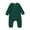 Dark Green, variant on KYAIGUO Unisex Baby Rompers Infant Long Sleeve Soft Cotton Jumpsuits Newborn One Piece Bodysuit Clothes Crew-Neck Knitted Onesies Outfits