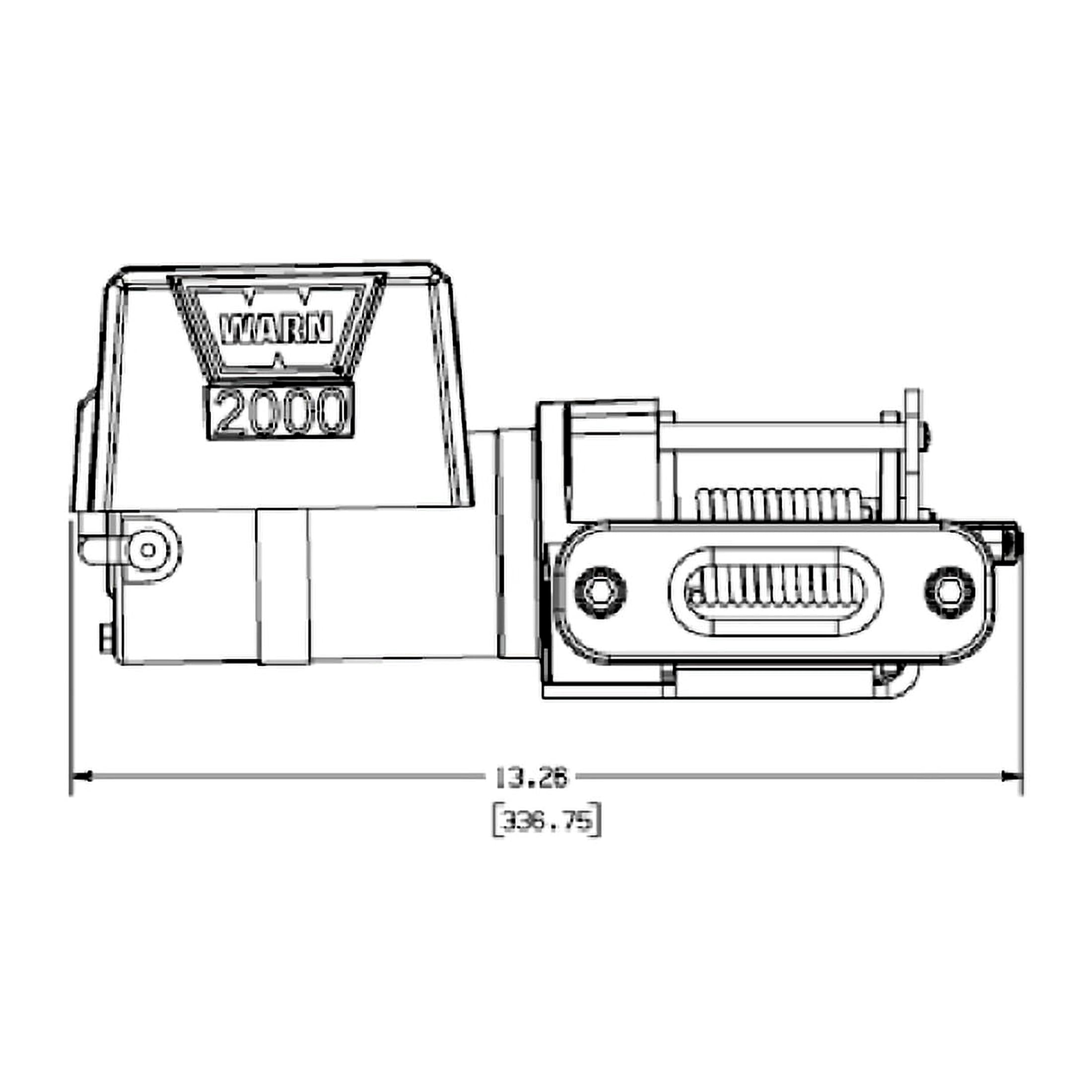 Warn DC2000 Utility Winch