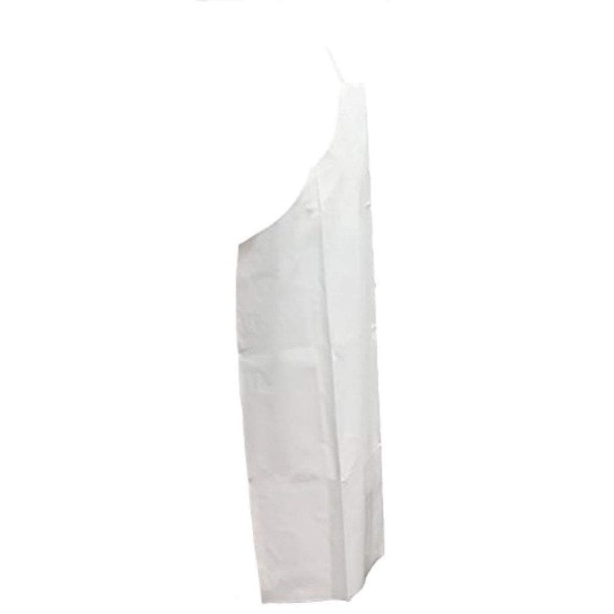 Kleen Handler Waterproof TPU Bib Thick Apron, 11.8 Mil, Oil Resistant, Unisex, White (Pack of 1)