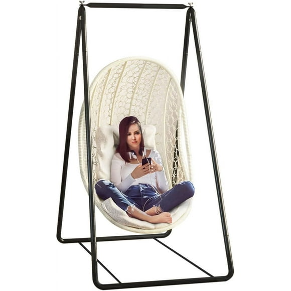 FYBTO Hammock Stand, A-Shaped Hammock Swing Stand, 100kg Strong Load Bearing Hammock Chair Stand Only for Home, Corridor, Courtyard, Outdoor and More(Chair Not Included)-0727