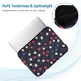 thumbnail image 2 of FORMRS 15"-15.6" Laptop Sleeve Protective Case Soft Carrying Quilted Computer Bag Cover, Red Starry Pattern, 2 of 7