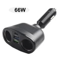 thumbnail image 6 of 66W Super Car Charger 12V/24V Dual USB Power Adapter Car Lighter Socket, 6 of 7