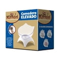 thumbnail image 5 of Kitten Comedero Elevado Transparente Para Gato Rosa, 5 of 5