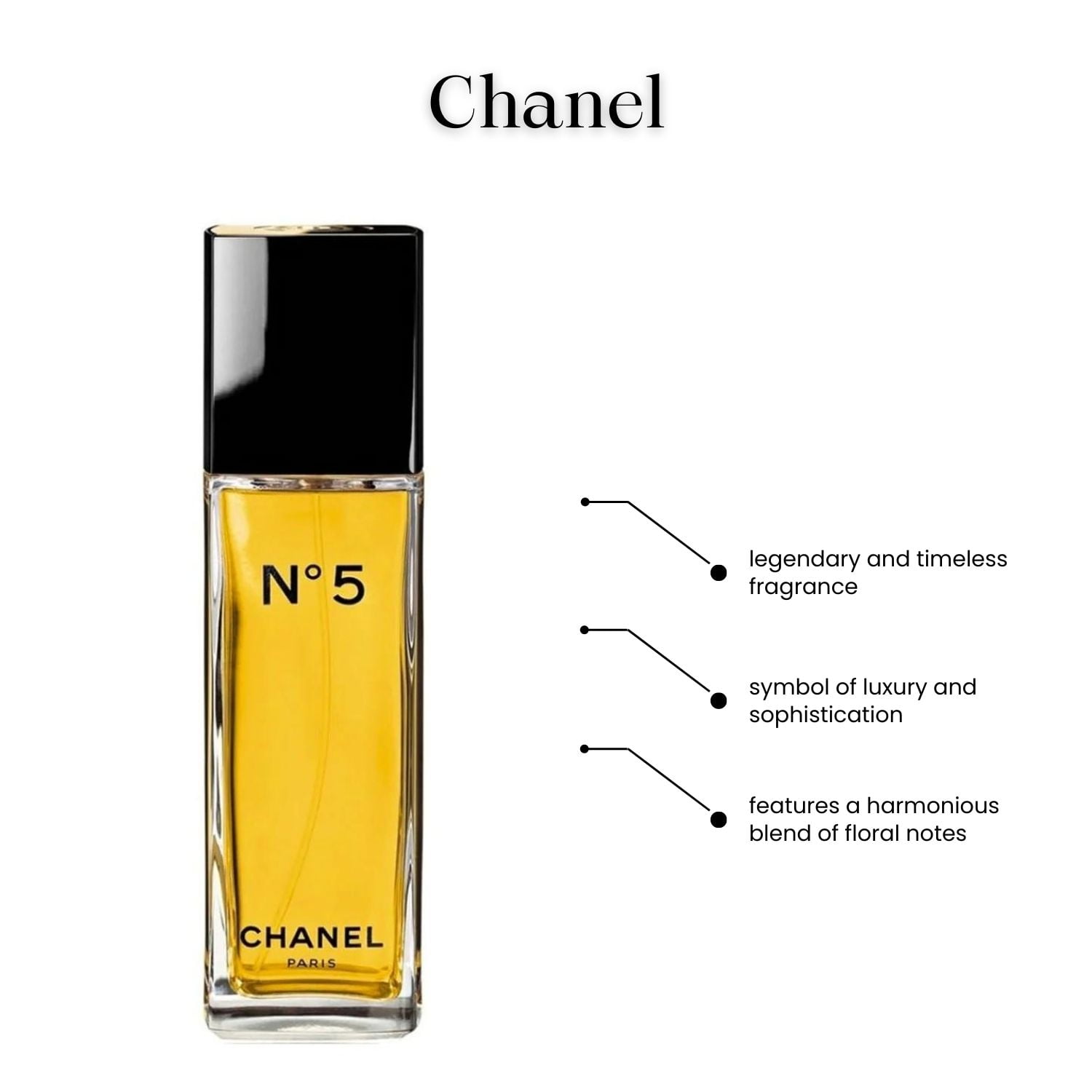 chanel no. 5 for women edt, 1.7 oz