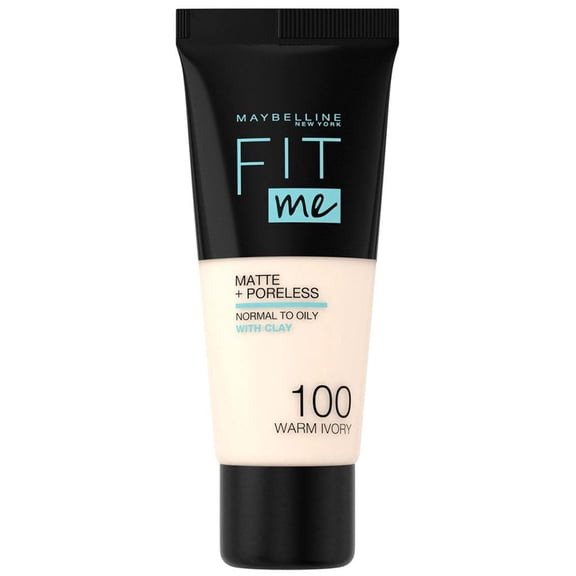 Maybelline Fit Me Matte Poreless Foundation No:100 Warm Ivory 30ml
