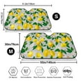 thumbnail image 3 of Uemuo Lemon Seamless Pattern Oil Painting Effect Pattern Accordion Car Windshield Sun Shade, Foldable Reflective Sun Visor for Car, Reflector Windshield Sunshade-Small, 3 of 7