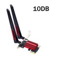 thumbnail image 2 of For Intel BE200 PCIE Wifi Adapter WiFi 7 8774Mbps Bluetooth 5.4 Gaming PC 2.4G/5G/6GHz Wireless Network Card(10DB), 2 of 5