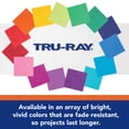 thumbnail image 3 of Tru-Ray Construction Paper, Heavyweight, Purple, 12" x 18", 50 Sheets Per Pack, 5 Packs, 3 of 5
