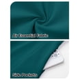 thumbnail image 3 of Merokeety Womens Summer Dresses Crew Neck A Line Midi Dress Teal xl, 3 of 7