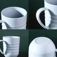 thumbnail image 4 of AMERTEER [Tasses en Plastique Robustes] 2 Pcs/4 Pcs Tasses en Plastique PP Robustes 11.16oz / Poignée Ergonomique Résistante aux Chutes Prise Texturée Options Multicolores - Idéal pour Jus Café Thé Cuisine Extérieure, 4 of 4