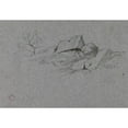 thumbnail image 2 of Jean-Achille Benouville 24x18 Black Ornate Framed Double Matted Museum Art Print Titled: Study the Rochers (19th Century), 2 of 5