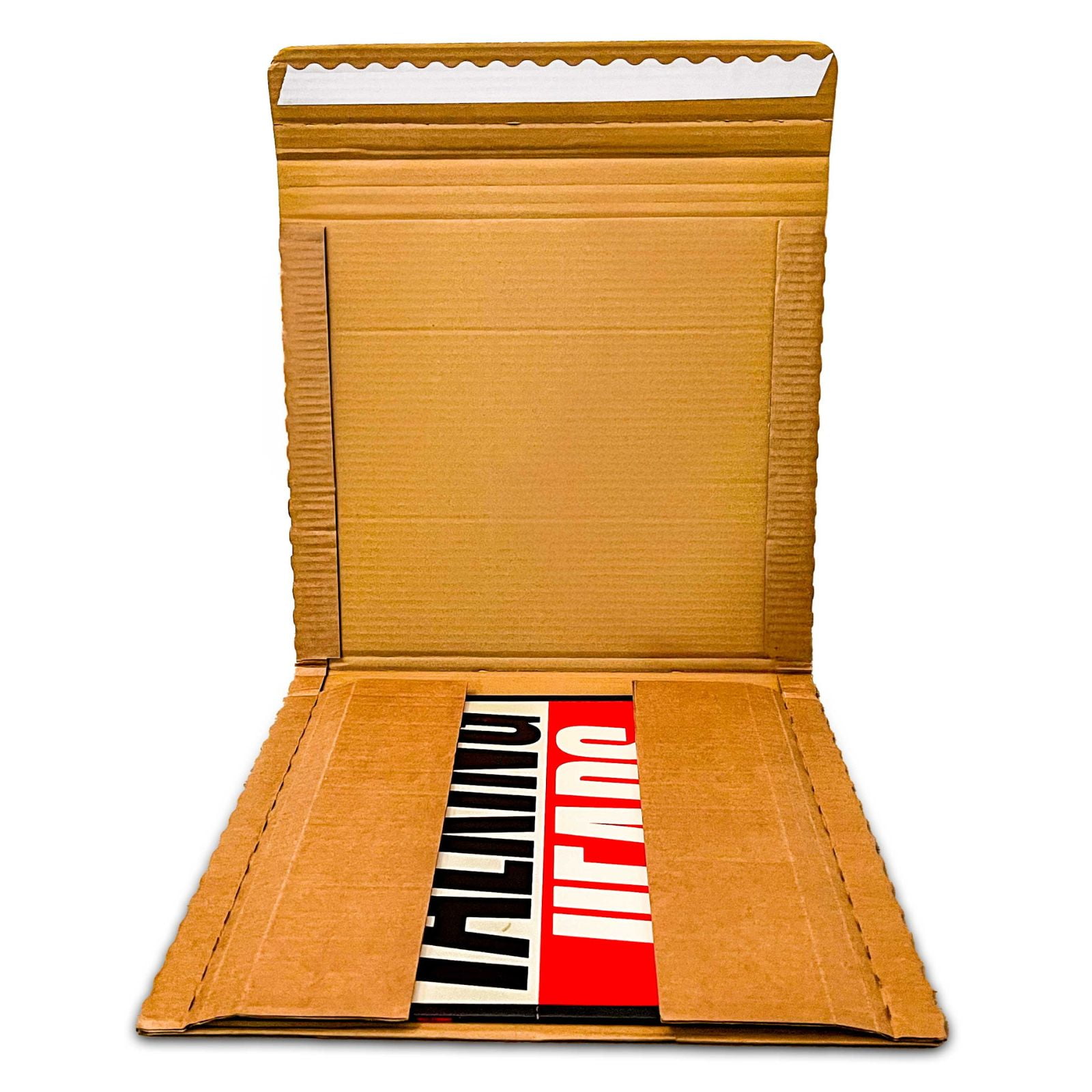 AlbumArmor Vinyl Record Shipping Boxes with Fragile Stickers, LP Mailers Holds 1 to 8 12-Inch Records, Vinyl Record Holder - 10pk