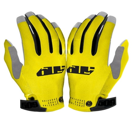 

509 Low 5 Gloves Lightweight Anti-Slip Silicone Grip Breathable Burst Yellow - XXX-Large F07000800-170-501