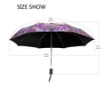 thumbnail image 3 of YAZAOO One-Touch Auto Open Close Rain Umbrella With Creative Garden Of Enchantment Pattern, 3 of 7