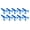 Blue, variant on Yajisi 10pcs Soft Fishing Lure Crawdad Bait PVC Shrimp Artificial Baits for Bass Luminous 5.12 inches / 13 cm
