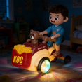 thumbnail image 2 of ICQOVD Learning Stunt Spinning Tricycle Light Music Vehicle Model, 2 of 6