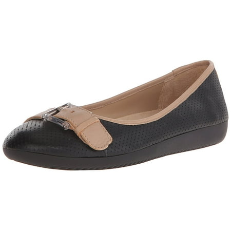 Naturalizer Womens Kiara Leather Closed Toe Slide Flats | Walmart Canada