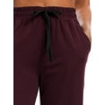 thumbnail image 5 of Cadmus Women's 15'' Long Bermuda Shorts Below The Knee Capri Sweatpants Loose Comfy Athletic Shorts with Pockets,Wine Red,Large, 5 of 6