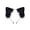 Black, variant on Cute & Sexy Plush Cat Ear Headband with Stuffed Stand-Up Ears – Great for Role Play, Party Wear, Daily Outfits, Halloween & Valentine’s Day Gift