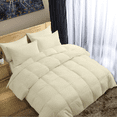 thumbnail image 2 of KOMFIT Bedding Comforter Duvet Insert - Quilted Comforter with Corner Tabs - Box Stitched Down Alternative Comforter&nbsp;400 GSM ( Ivory , Full/Queen (90x90) ), 2 of 5