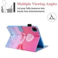 thumbnail image 3 of Allytech iPad Air 10.9" 4th Generation Case 2020, iPad Air 4 Cover, PU Leather Multi Angle Viewing Stand Auto Sleep Wake Protection Flip Cover for Apple iPad Air 4/ iPad Pro 11 2020/2025,Pink Moon, 3 of 6
