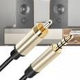 thumbnail image 2 of Digital Coaxial Audio Video Cable Hdtv Stereo Spdif Rca To 3.5mm Male Jack Plug Line For Tv Amplifier, 2 of 8