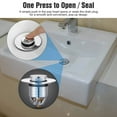 thumbnail image 3 of Sink Strainer Plug Stopper Bath Wash Basin Copper CoreBounce Pop-Up Drain Filter, 3 of 5