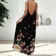 thumbnail image 6 of Enjoytime Sundresses for Women Print Spaghetti Strap Backless Sleeveless Cami Dress Summer Beach Vacation Casual Dresses, 6 of 6