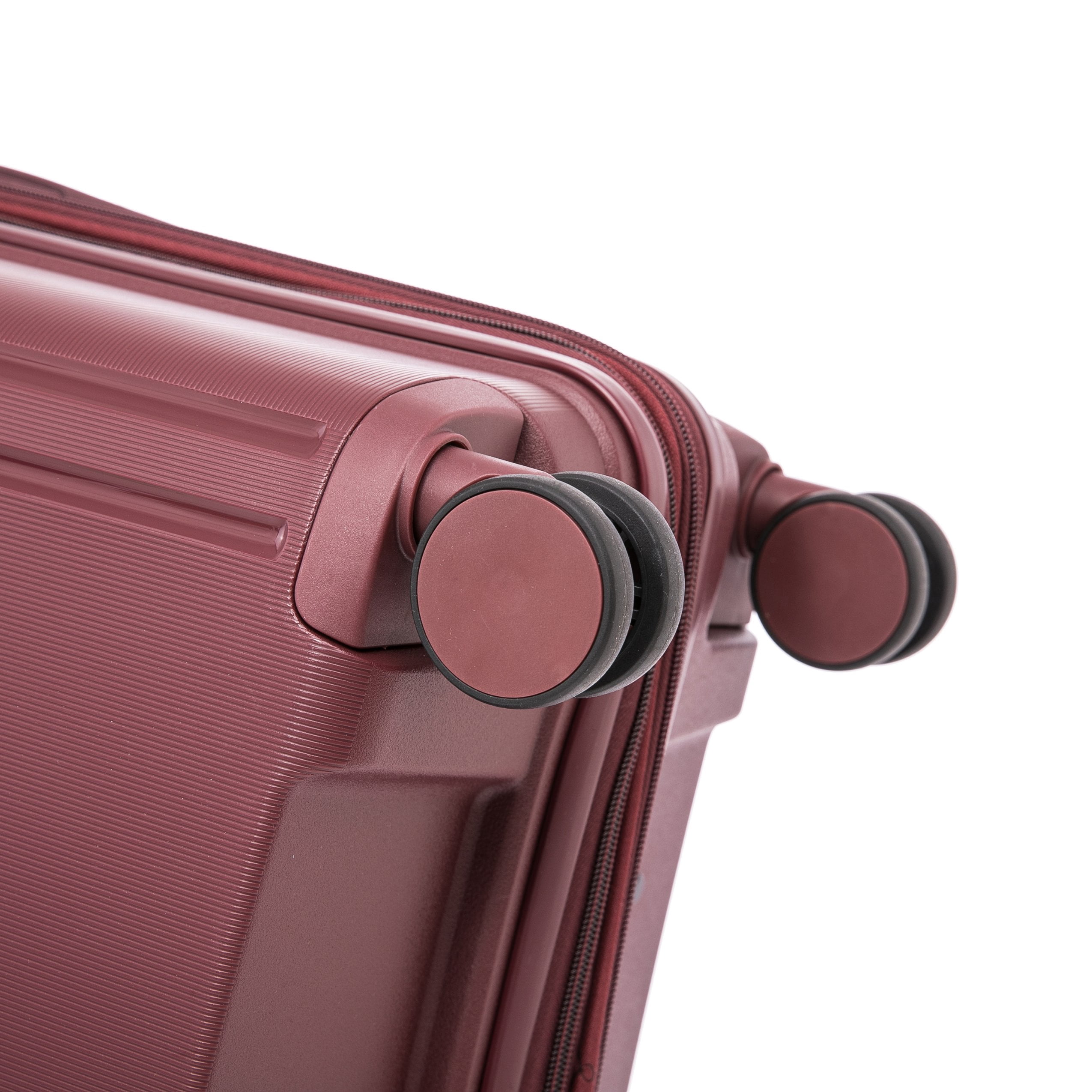 DUKAP AIRLEY 20" Lightweight Hardside Carry-On Luggage with Spinner Wheels, Handle and Trolley, Wine