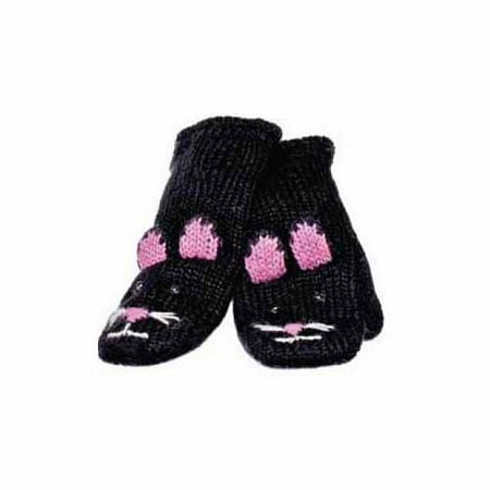 Kiki Kitty - Kids Kiki The Kitty Mittens by Knitwits - AK2169B, One Size