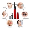 thumbnail image 3 of Unique Bargains Electric Eyebrow Trimmer Portable Eyebrow Razor for Women for Face Body Battery Operated Portable Red, 3 of 7