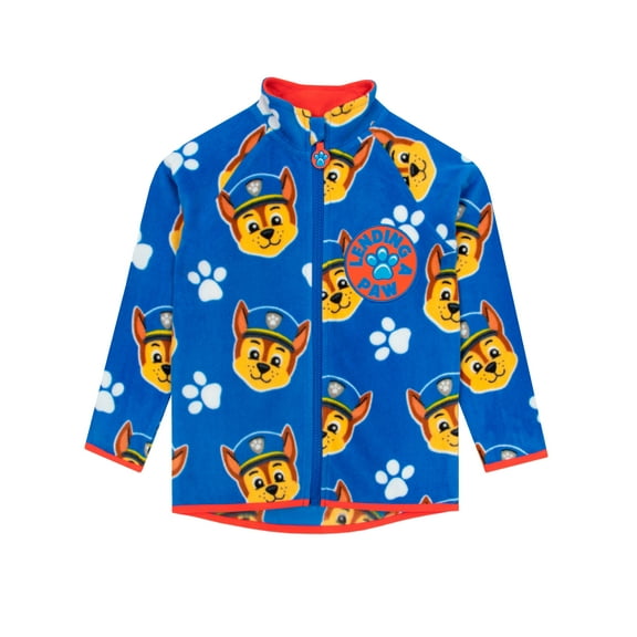 PAW Patrol Boys Chase Fleece Jacket Blue Sizes 2T-8