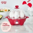 thumbnail image 3 of Rise By Dash Egg Cooker, Red, 3 of 5