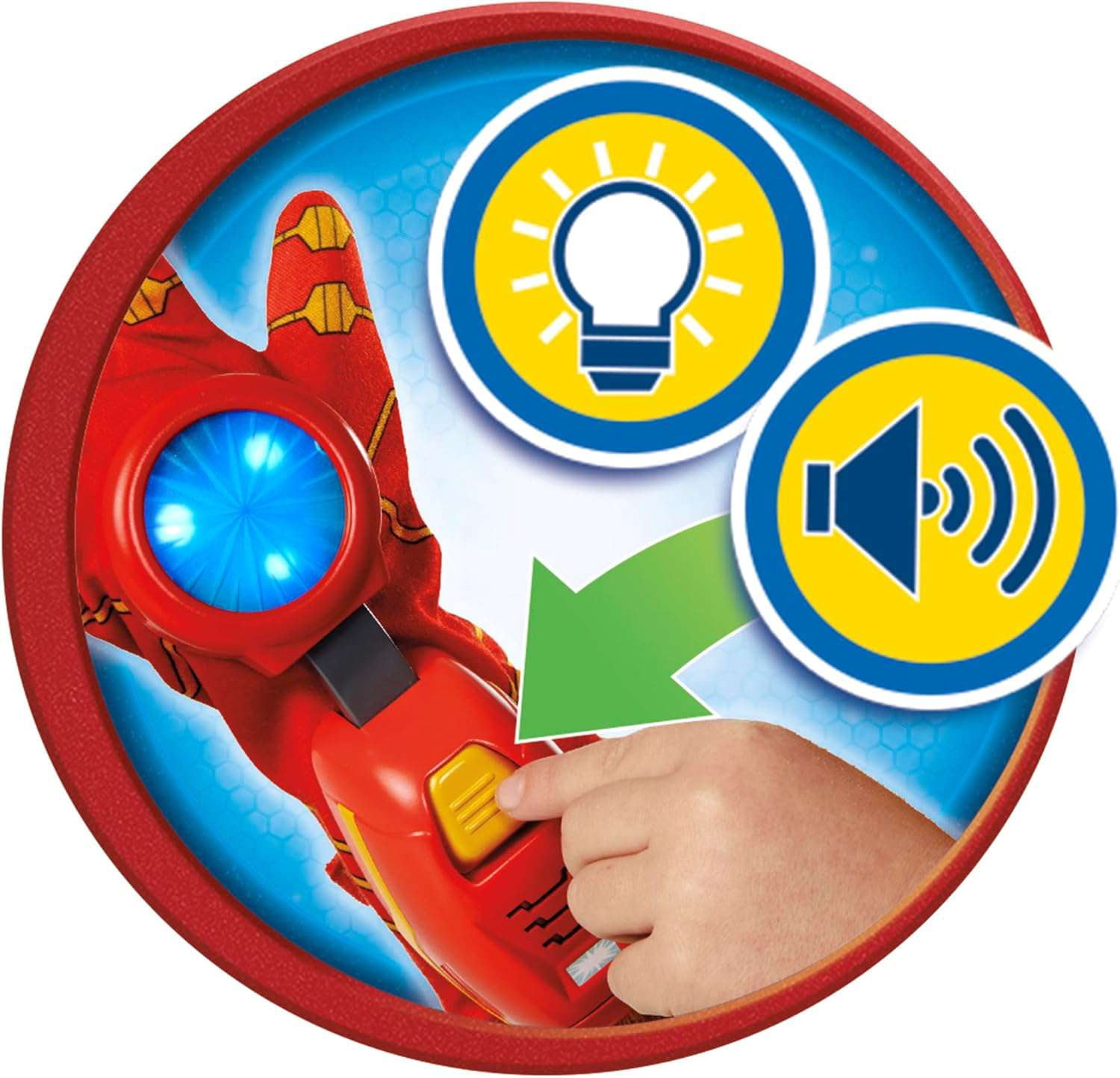 Marvel Iron Man and His Awesome Friends High-Tech Hero Role Play Set, Mask and Glove, 3+