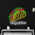 thumbnail image 4 of Handmadetneonsign Taqueria Neon Sign, Mexico Tacos Led Art Decor, Street Food Wall Decor, 4 of 5