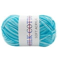 thumbnail image 2 of Trayknick 1 Roll 3 Strands Knitted Yarn DIY Breathable Hand Crocheting Variegated Yarn Thread Needlework Tool for Socks D, 2 of 13
