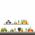 thumbnail image 2 of Wall Sticker Removable Cartoon Cars Wall Decal Wall Art Sticker for Kids Room, 2 of 9