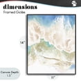 thumbnail image 4 of Stupell Industries Contemporary Washed Away Tide Abstract Black Framed Giclee Art, 11 x 14, by Jesse Keith, 4 of 8