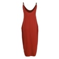 thumbnail image 3 of Vestido Maxi Yuyangstore Sin Mangas con Bolsillo Orange L, 3 of 8