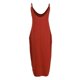 thumbnail image 3 of Vestido maxi largo sin mangas con hombros descubiertos Sunnimix con bolsillo Orange L, 3 of 8