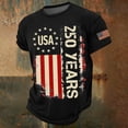 thumbnail image 2 of JAJAHO Mens United States 250 Years T Shirt Celebrate America's 250Th Anniversary Short Sleeve Crew Neck Graphic Tee Freedom Shirts, 2 of 5